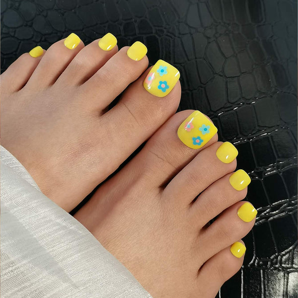 Press On Toe nails Set 24 Pcs-12 Sizes /set XNT151