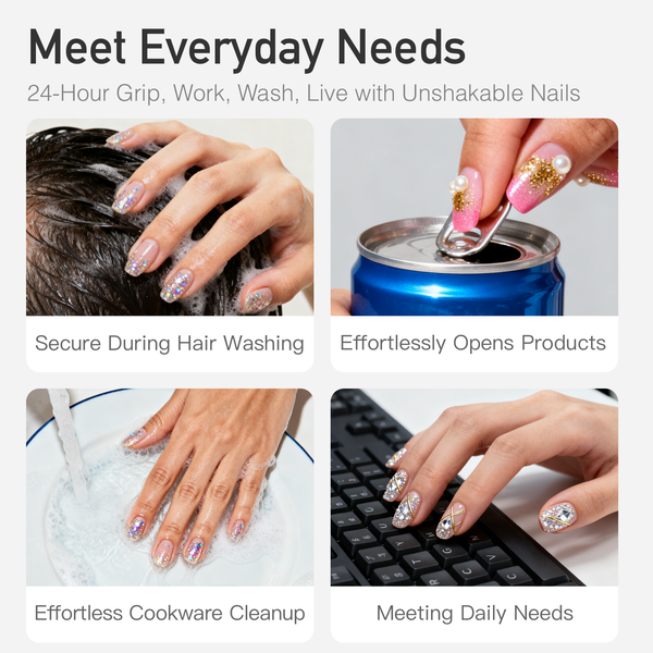 10g × 2pcs Semi-Solid Nail Glue Kit