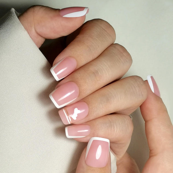 Gel-Press-On-Nägel, 16 Größen, 32-teiliges Set, X004ELYC4H