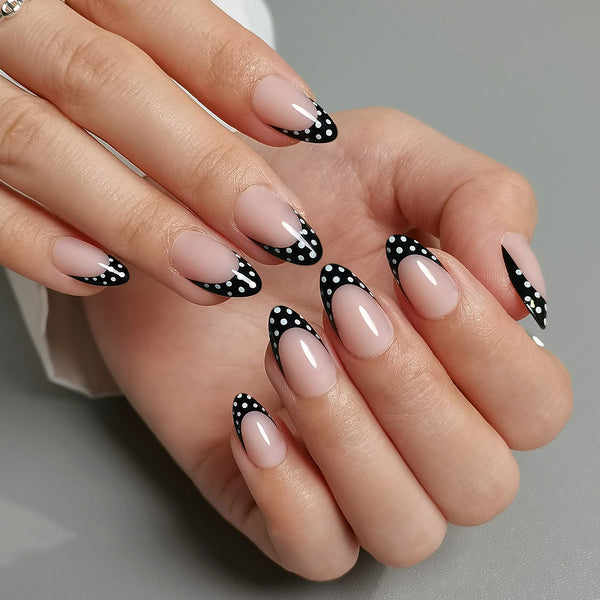 15 Größen - 30 Stück Acryl-Press-On-Nägel A449-1