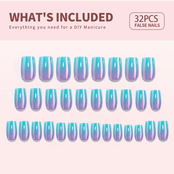 Gel Press On Nails 16 Sizes-32 Pcs Kit X004Q1Q65N