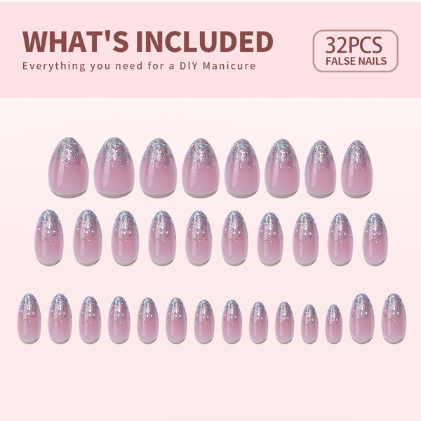 Gel Press On Nails 16 Sizes-32 Pcs Kit X004SHHANH
