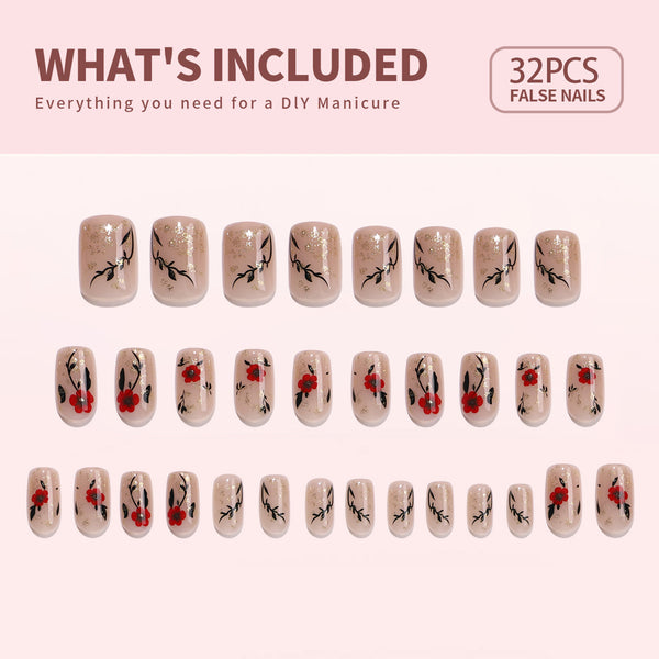 Gel Press On Nails 16 Sizes-32 Pcs Kit X004PR8VS3