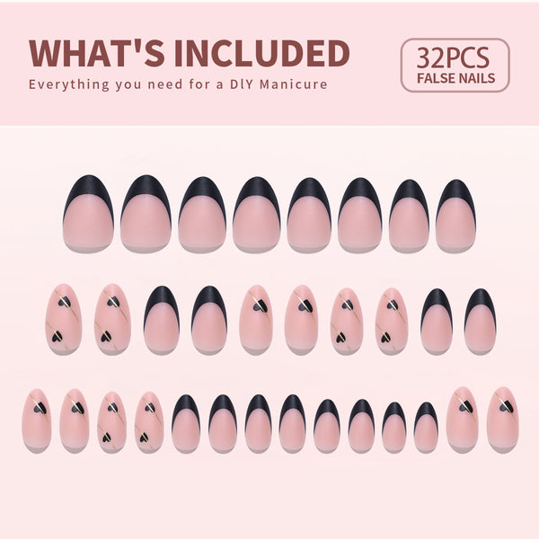 24 Stück/Set Aufdrücknägel C609