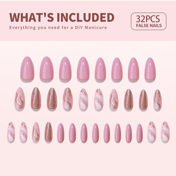 Gel Press On Nails 16 Sizes-32 Pcs Kit X004Q1OWLD