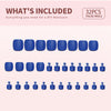 32 Pcs-16 Sizes Kit Press On Toe nails XNT183