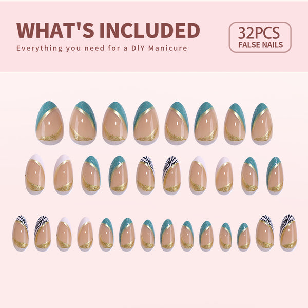 Gel Press On Nails 16 Sizes-32 Pcs Kit X004Q1OWIL