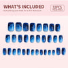 Gel Press On Nails 16 Sizes-32 Pcs Kit X004O2YY03