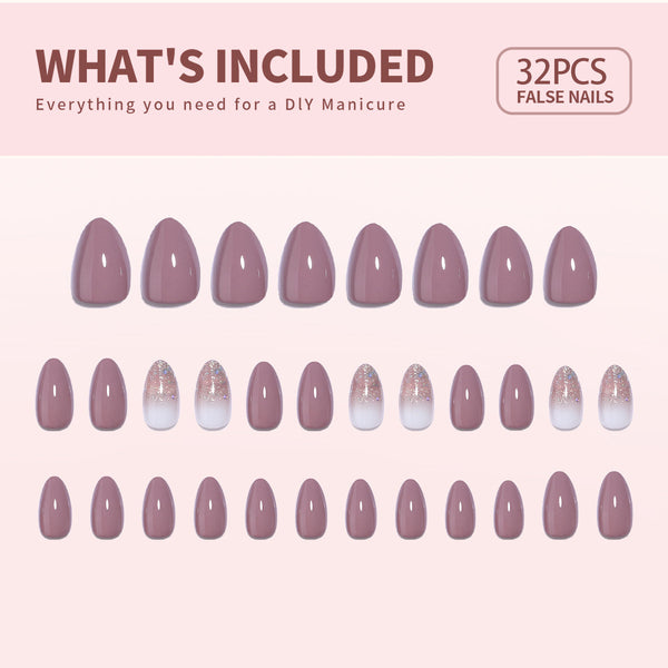 Wöchentliche Angebote Gel Press On Nails 16 Größen - 32-teiliges Set X004LQGTZ5