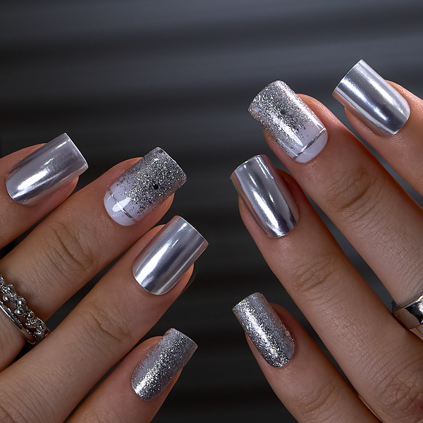 Gel-Press-On-Nägel, 16 Größen, 32-teiliges Set, XNPH1743-1