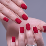 Cozy Crimson - S Squoval