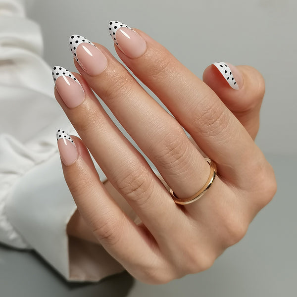 15 Größen - 30 Stück Acryl-Press-On-Nägel A449-1