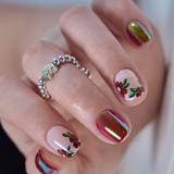 Floral Ember - RS Squoval
