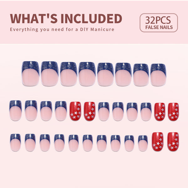 Sale Gel Press On Nails 16 Sizes-32 Pcs KitX0048XVTC9