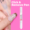 CurvLife Click & Remove Pen for Multi-functional 5ml Press on Nail Glue
