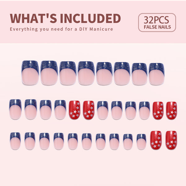 Sale Gel Press On Nails 16 Sizes-32 Pcs KitX0048XVTC9