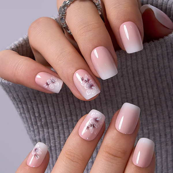 15 Größen - 30 Stück Acryl-Press-On-Nägel W1107