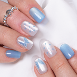 Blue Flutter – S Squoval