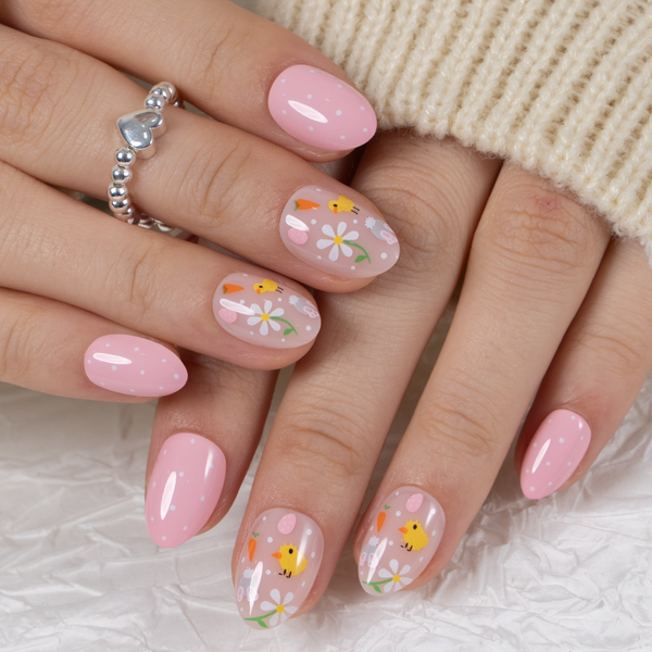 24 Stück/Set Aufdrücknägel C609