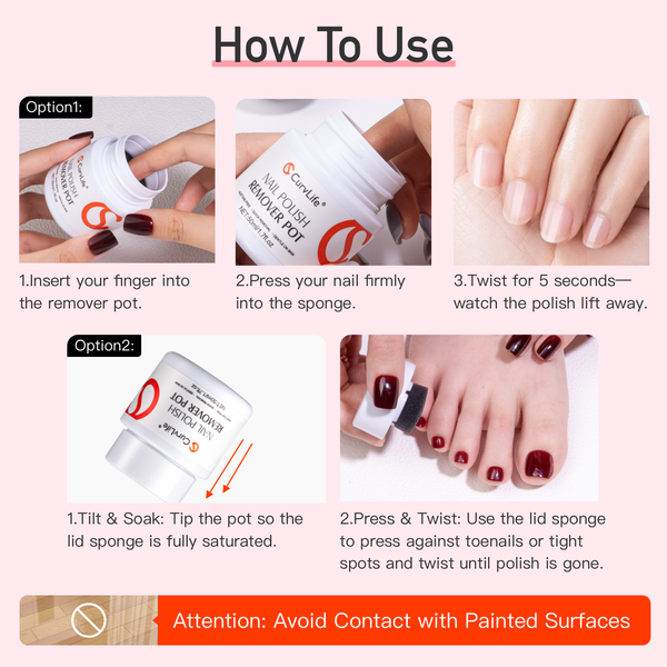 Nail Polish Remover Pot