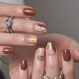 Autumn Daisy Glow - S Squoval