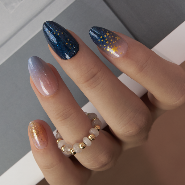 24 Stück/Set Aufdrücknägel JP3756