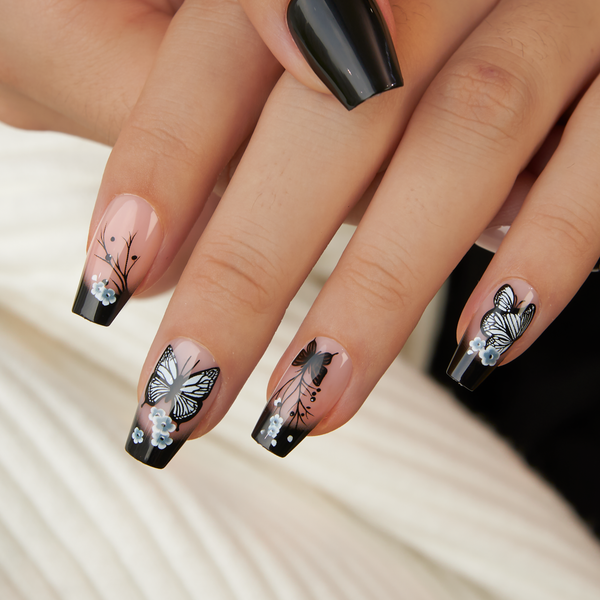 Gel Press On Nails 16 Sizes-32 Pcs Kit X004SWIREX