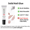 30g Toothpaste Solid Nail Glue Need Light Cured(Not recommend for dark color)for press on nails