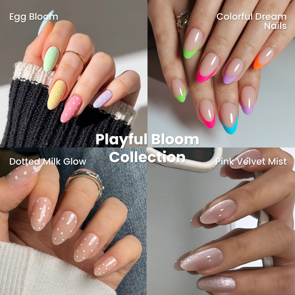 Playful Bloom Collection-Short Almond
