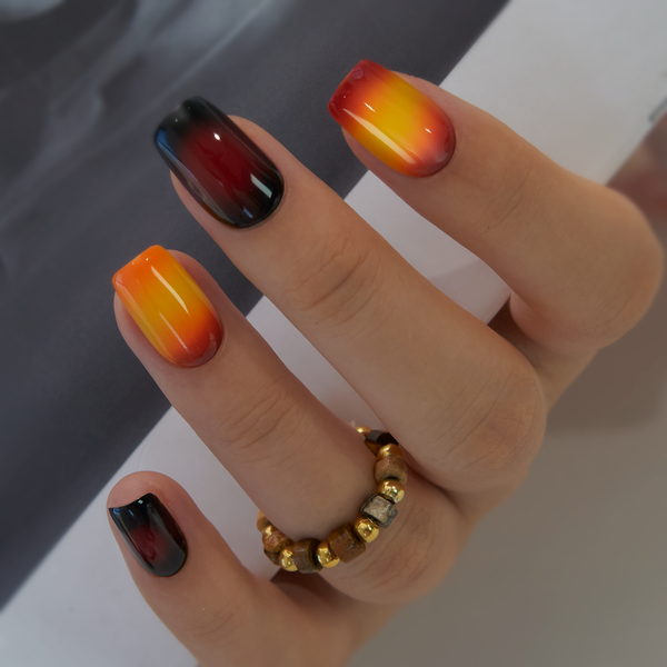 Gel Press On Nails 16 Sizes-32 Pcs Kit X004U9XBK9