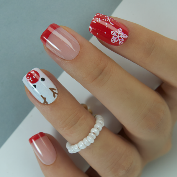 Wöchentliche Angebote 15 Größen - 30 Stück Acryl-Press-On-Nägel DY261