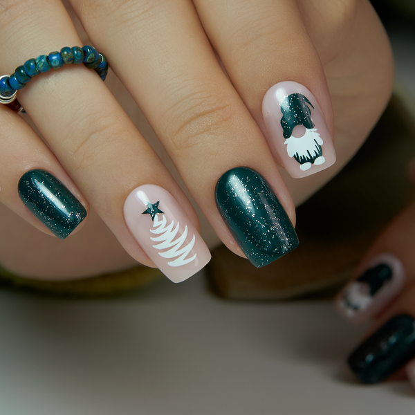 Gel-Press-On-Nägel, 16 Größen, 32-teiliges Set, X004ELWSNJ