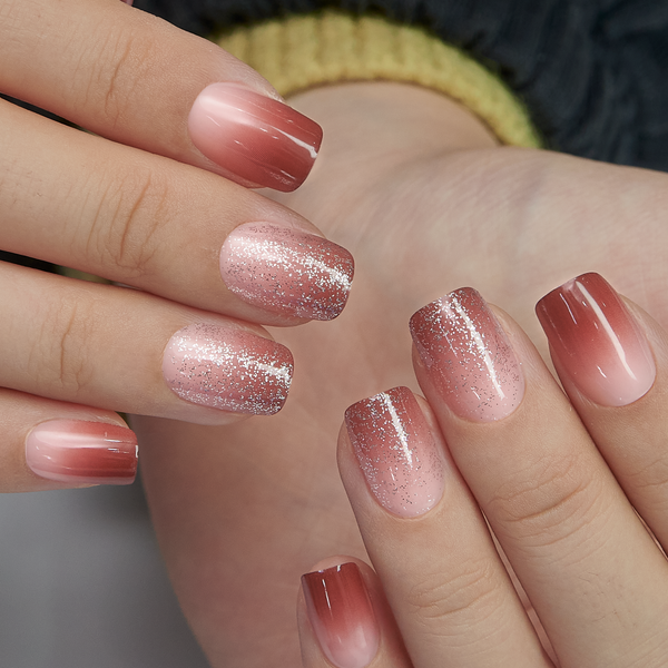 15 Größen - 30 Stück Acryl-Press-On-Nägel X0046ME393