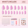 Gel Press On Nails 16 Sizes-32 Pcs Kit A283