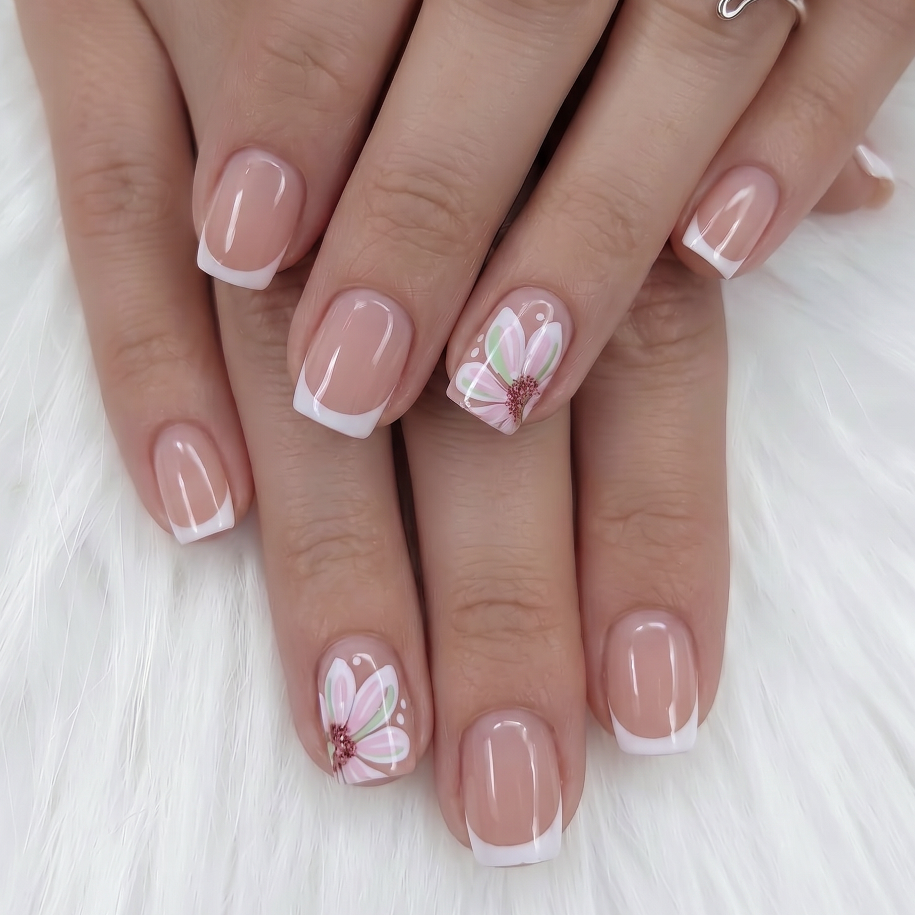 Floral Bliss – S Squoval