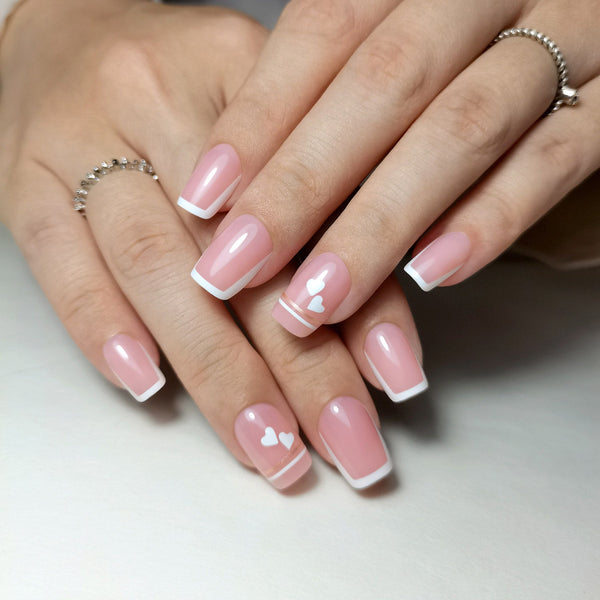 Gel-Press-On-Nägel, 16 Größen, 32-teiliges Set, X004ELYC4H