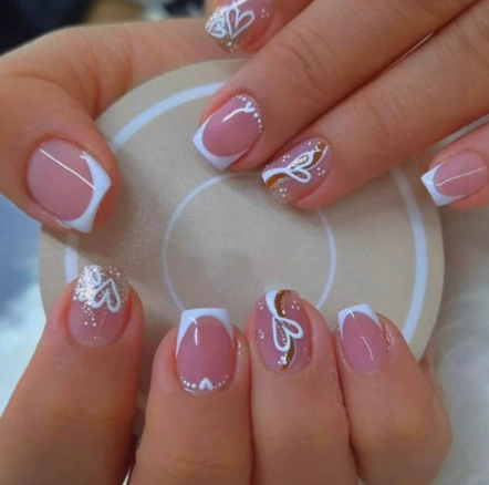 24 Stück/Set Press-On-Nägel YS391