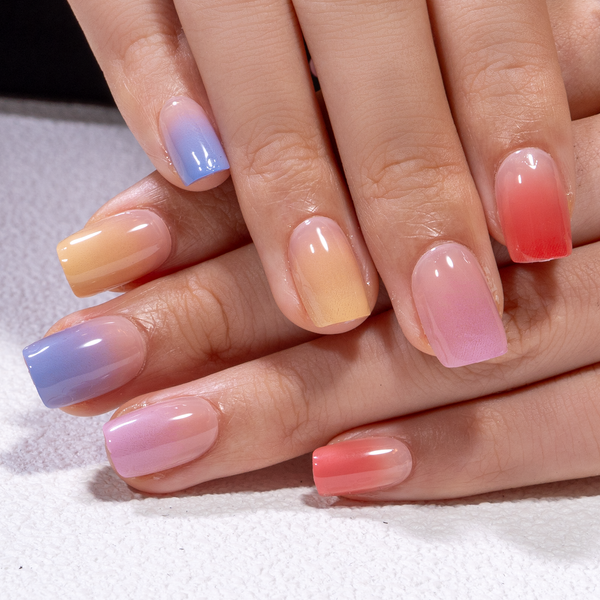 15 Sizes-30 Pcs Acrylic Press On Nails X0047CALED