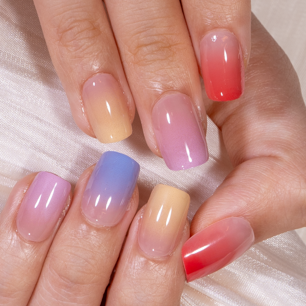 15 Sizes-30 Pcs Acrylic Press On Nails X0047CALED