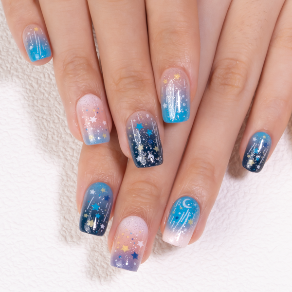 Gel-Press-On-Nägel, 16 Größen, 32-teiliges Set, X004MHLCDR