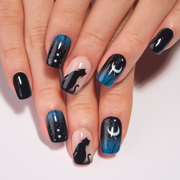 Gel Press On Nails 16 Sizes-32 Pcs Kit X004O2YVLP