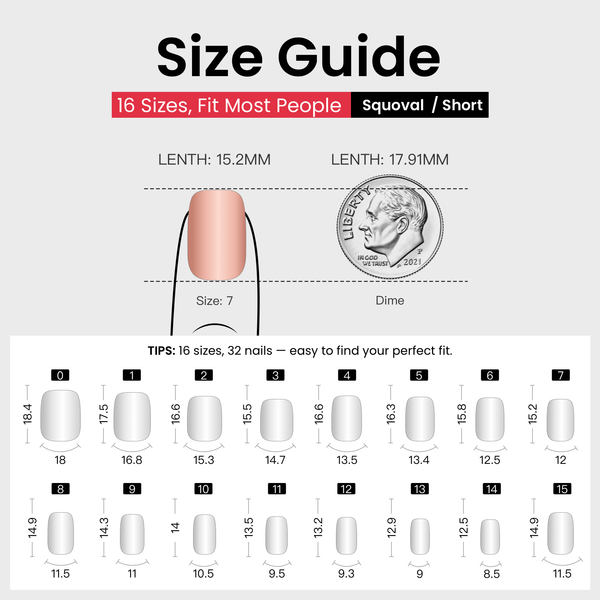 Rose Gold – S Squoval