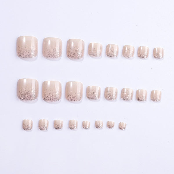 Zehennägel Set 24 Stück/Set XNT108