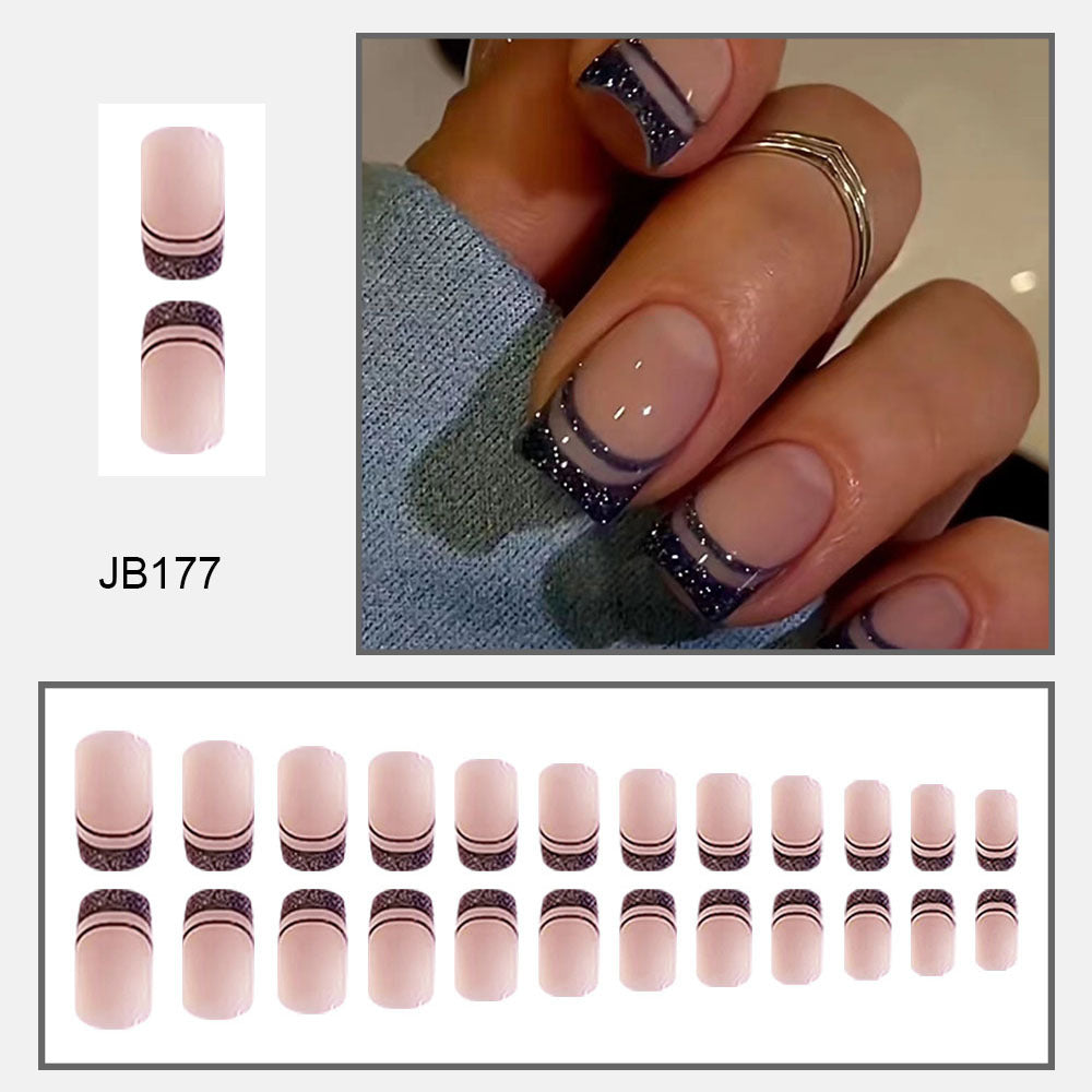nail-art-ideas-square-black-french-medium-glossy-press-on-nails-curvlife