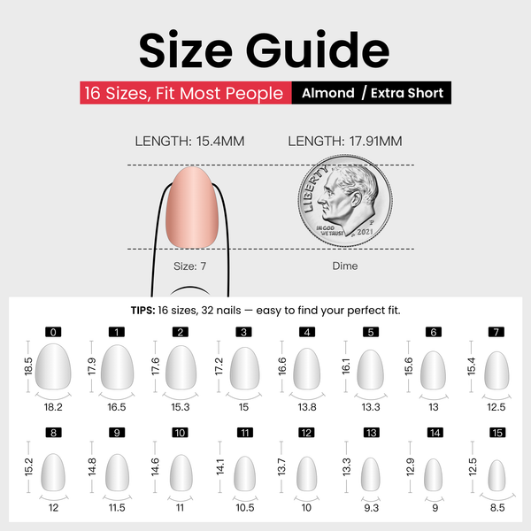 Nature Notes Set-Extra Short Amond