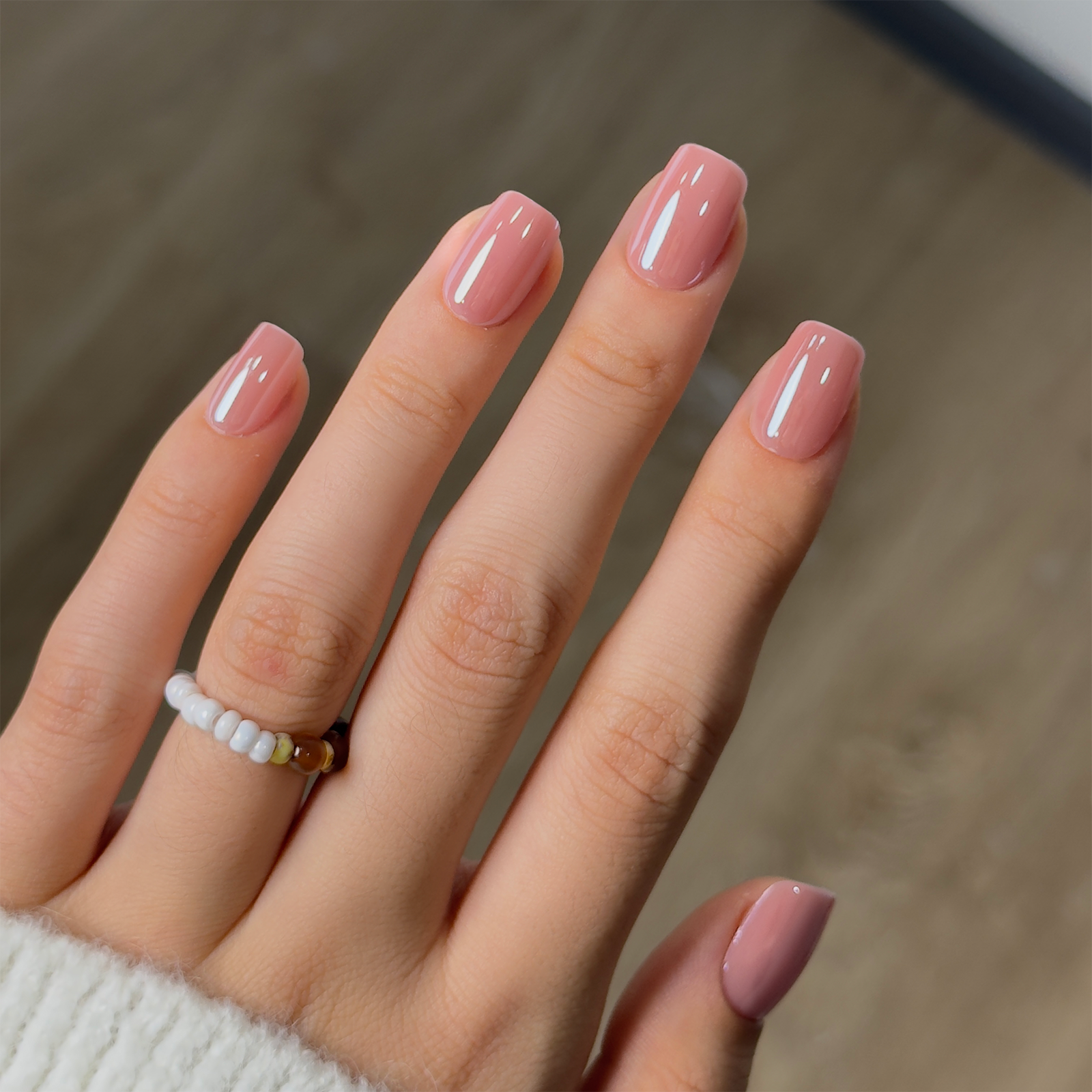Blush Glossy – S Squoval
