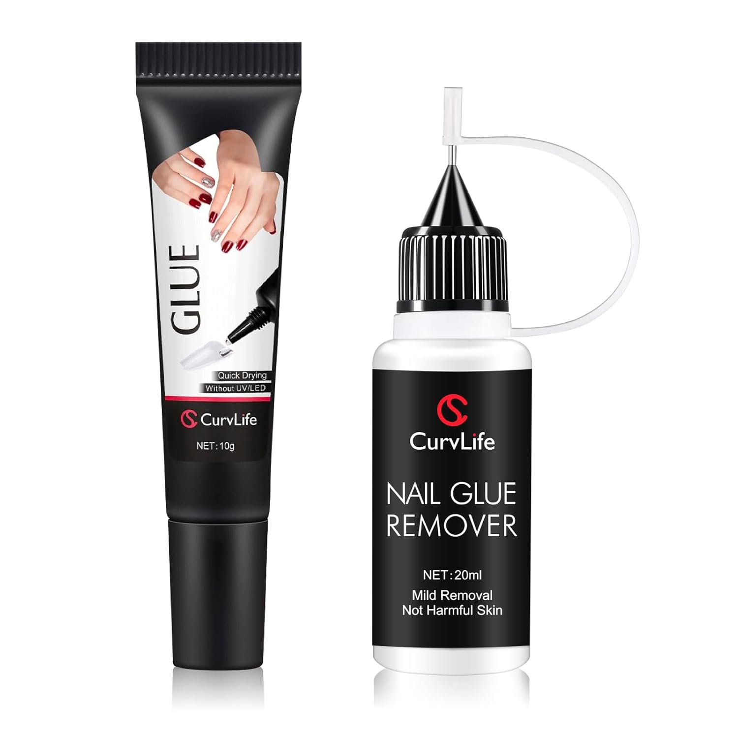 Semi solid glue New Upgrade Super Strong Quick drying with remover kit