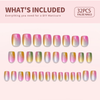 Gel Press On Nails 16 Sizes-32 Pcs Kit X004SHFGEH