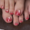 Berry Frost - Squoval Toenails