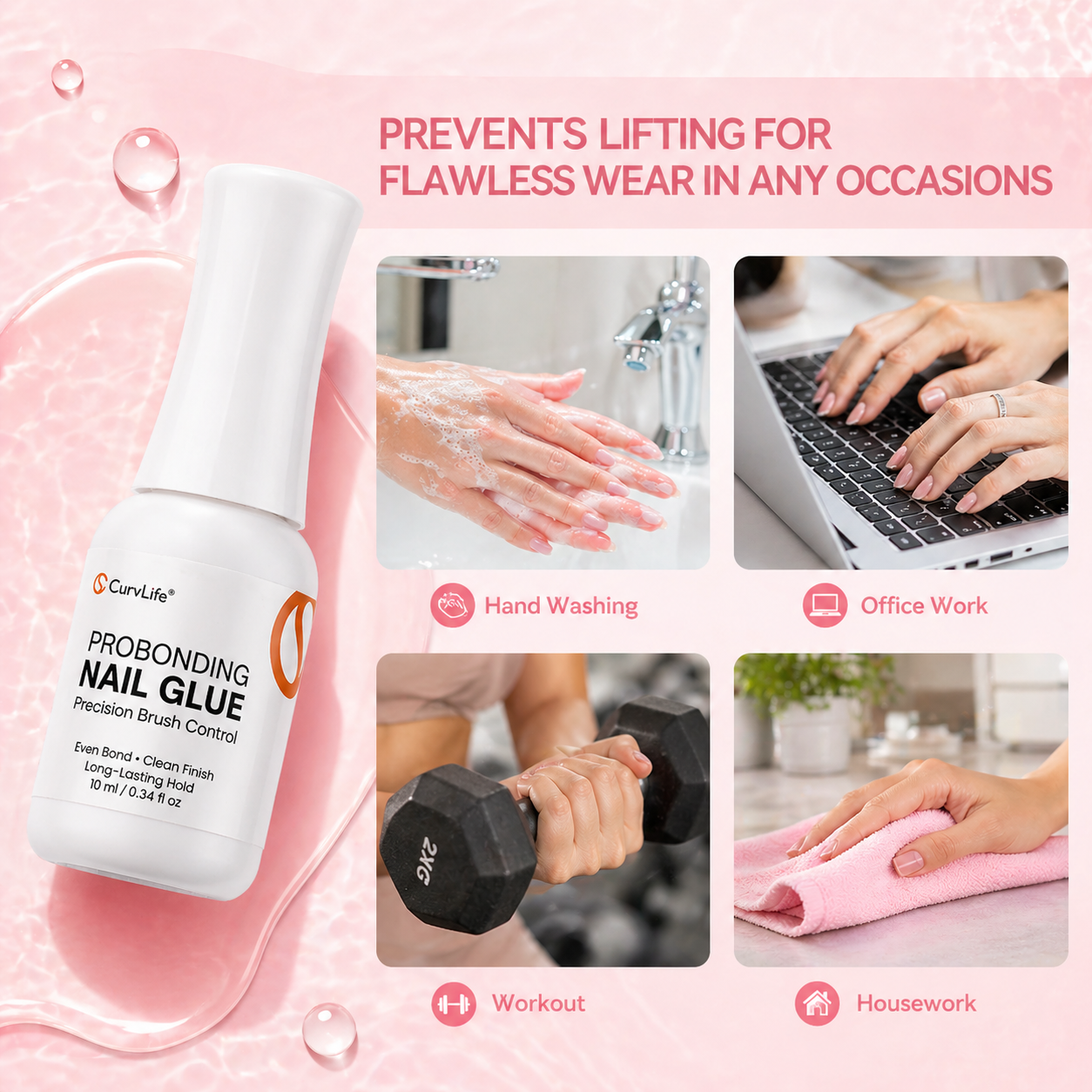 Brush-On Nail Glue